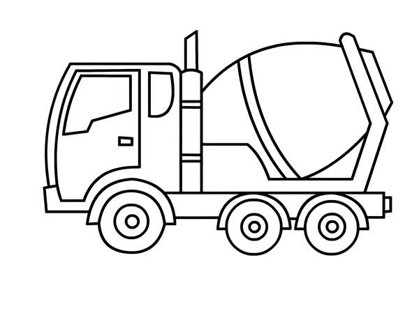 xe trộn bê tông tô màu 8