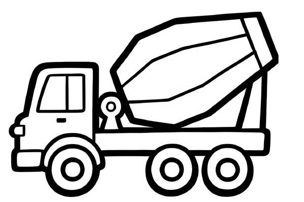 xe trộn bê tông tô màu 9