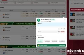 Hướng dẫn xem tỷ lệ Kèo Nhà Cái 5 bóng đá trực tuyến hôm nay