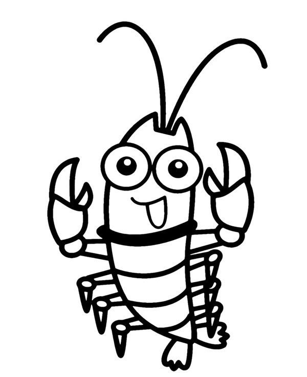 con tôm tô màu 19