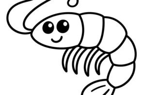 99+ Ảnh con tôm tô màu siêu xinh – Bé tô là mê