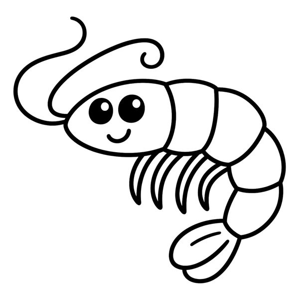 con tôm tô màu 31