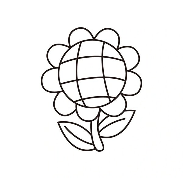 hoa hướng dương tô màu 28