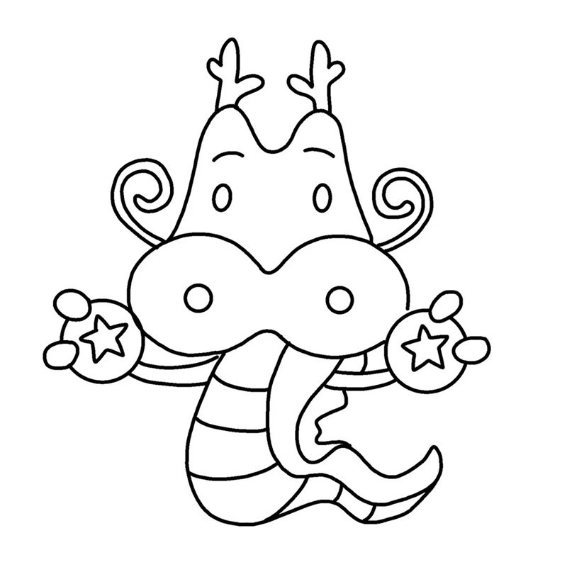 tô màu 12 con giáp 1