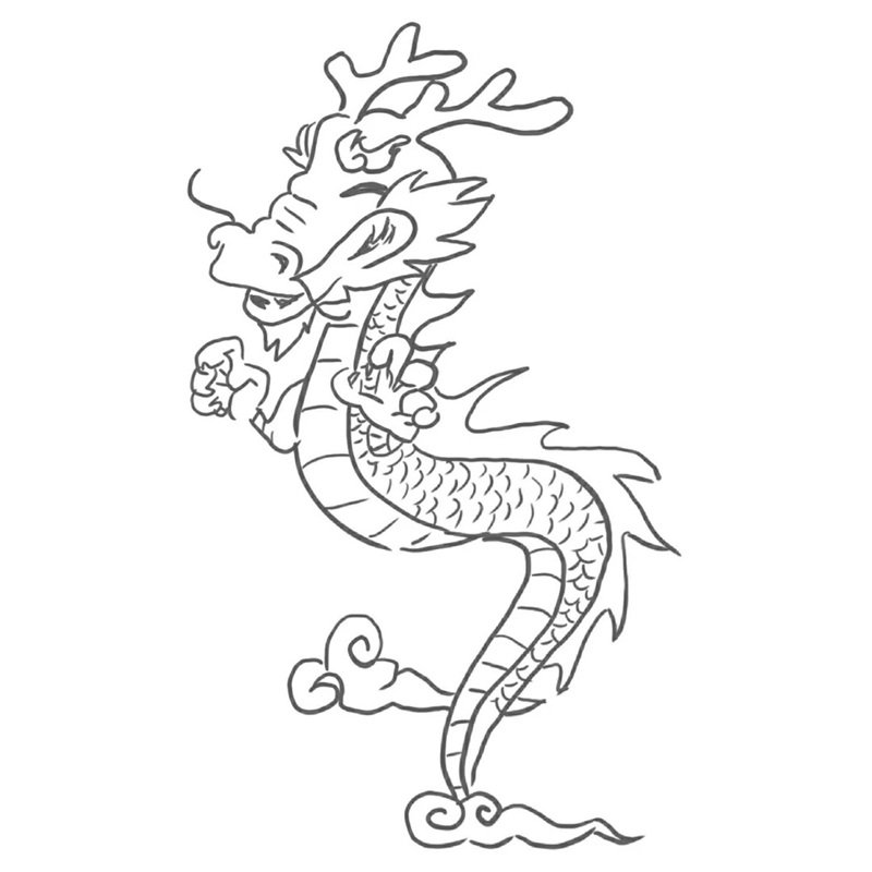 tô màu 12 con giáp 34