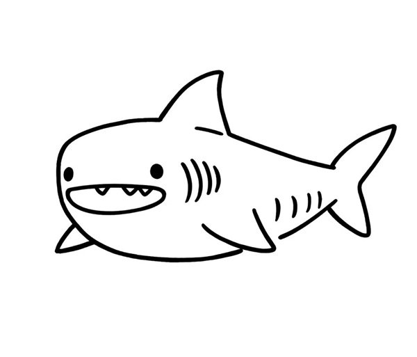 tô màu baby shark 23
