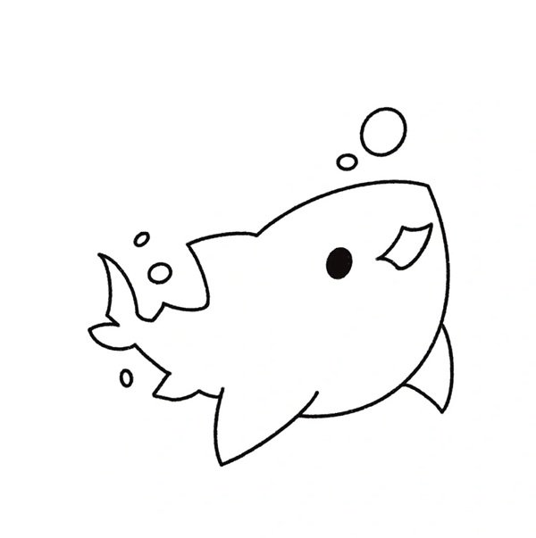 tô màu baby shark 28