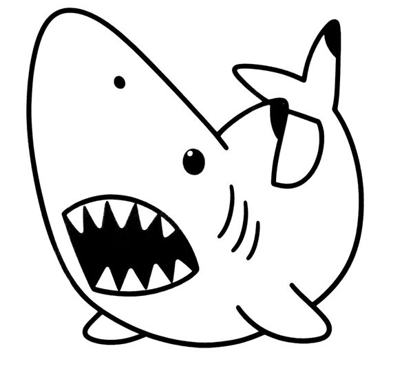 tô màu baby shark 35