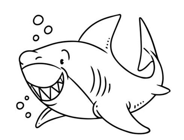 tô màu baby shark 7
