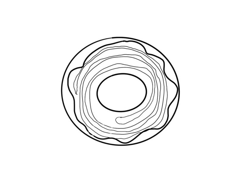 tô màu bánh donut 28