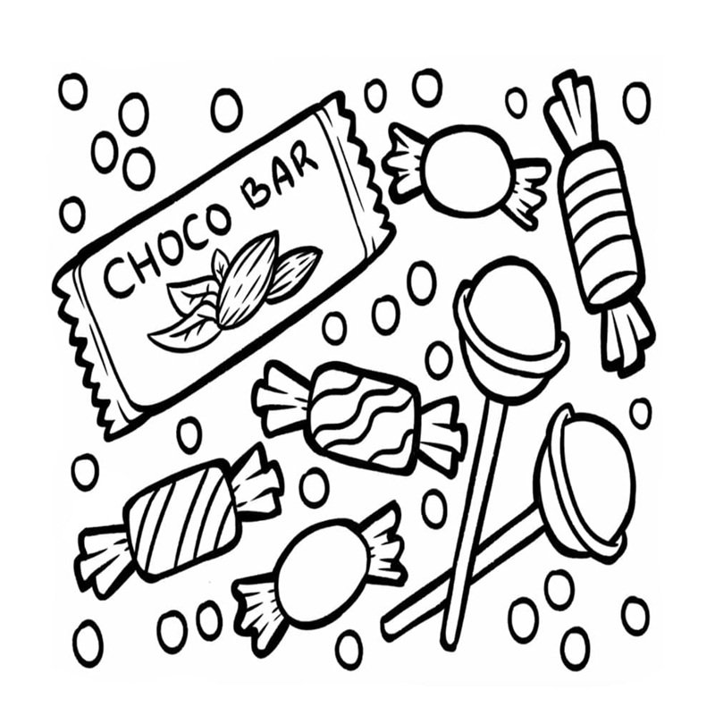 tô màu bánh kẹo 13
