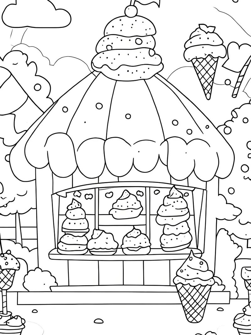 tô màu bánh kẹo 36