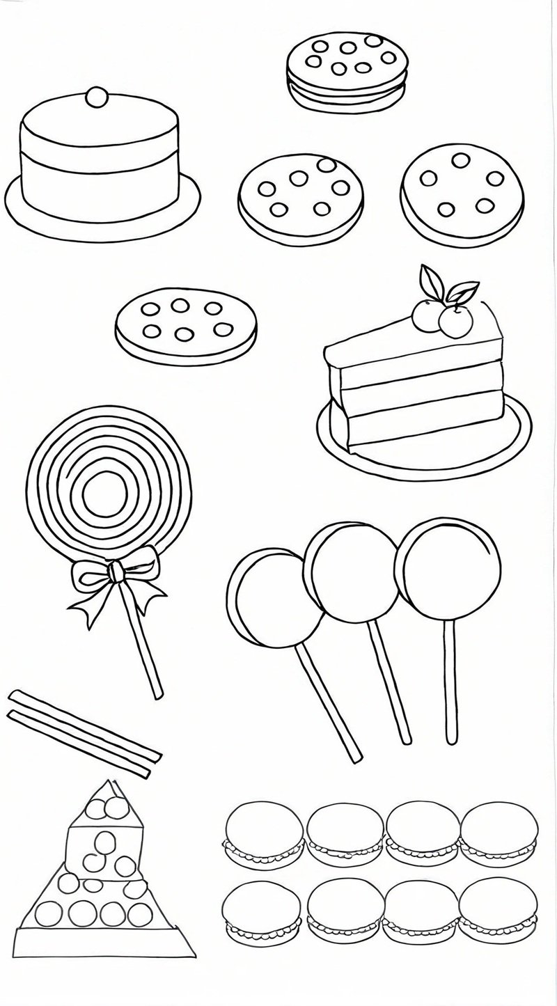 tô màu bánh kẹo 39
