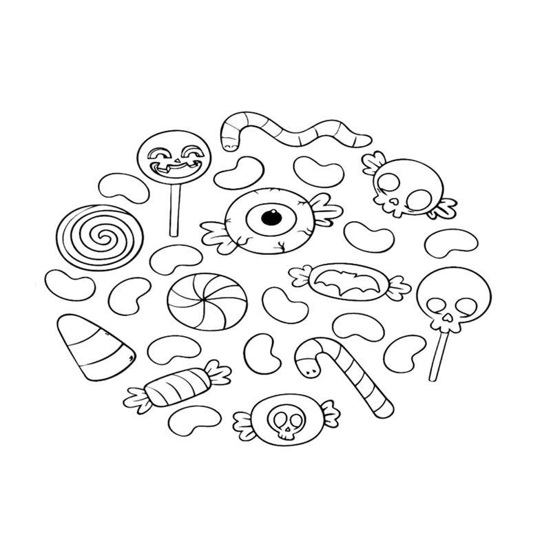 tô màu bánh kẹo 4