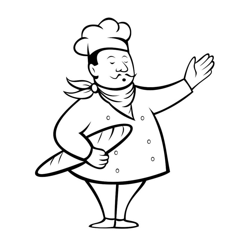 tô màu bánh mì 11