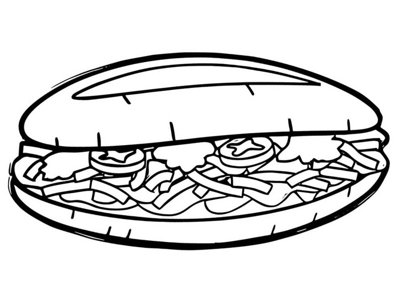 tô màu bánh mì 14