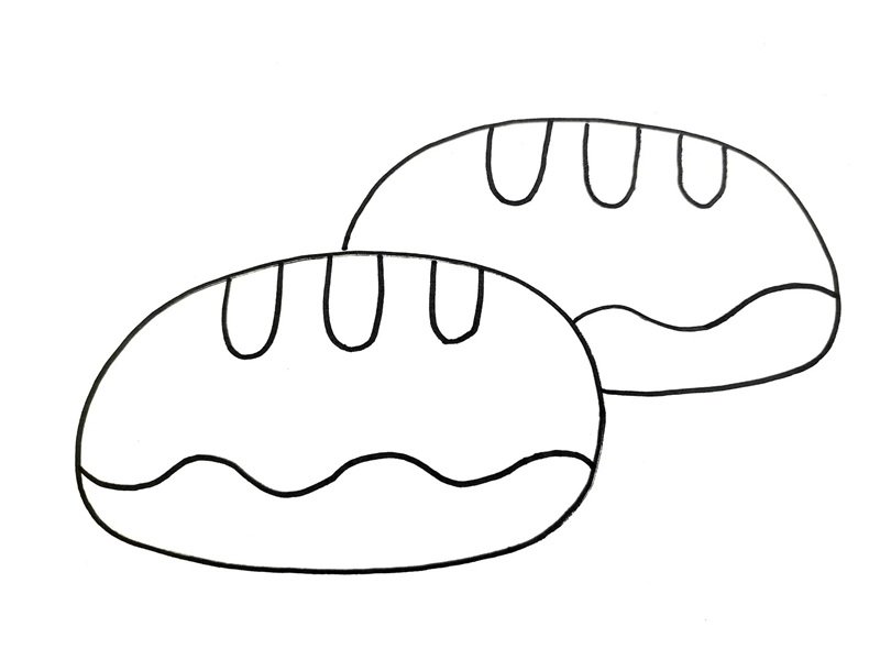 tô màu bánh mì 36