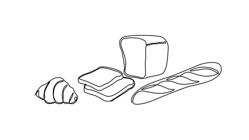 tô màu bánh mì 5