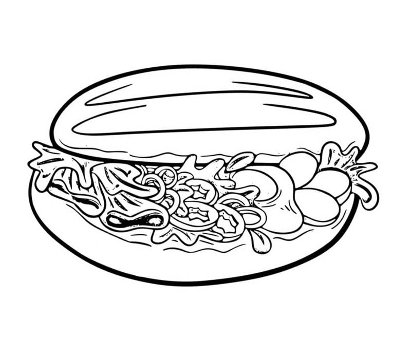 tô màu bánh mì 6