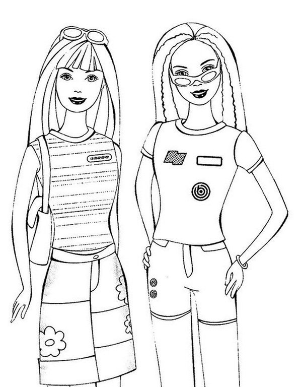 tô màu barbie 27