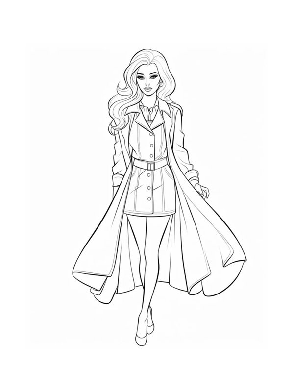 tô màu barbie 4