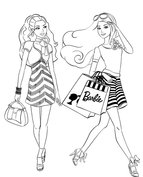 Barbie Coloring Pages Awesome 85 Barbie Coloring Pages for Girls Barbie Princess