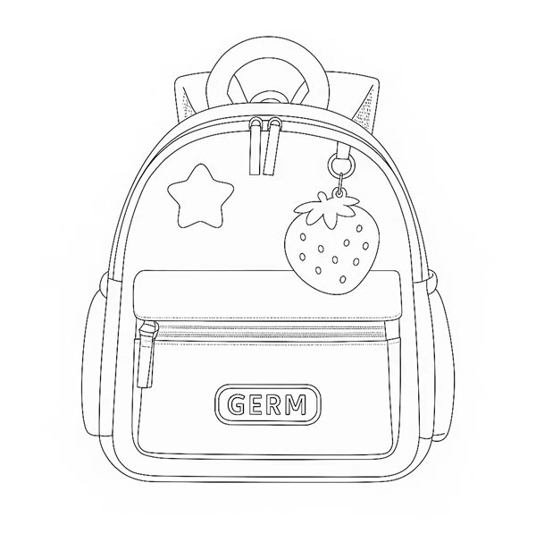 tô màu cái cặp 17