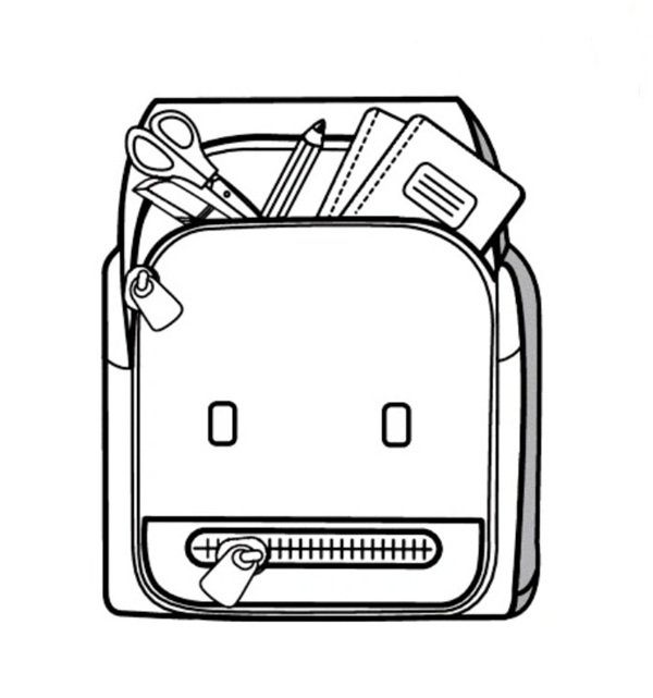 tô màu cái cặp 24