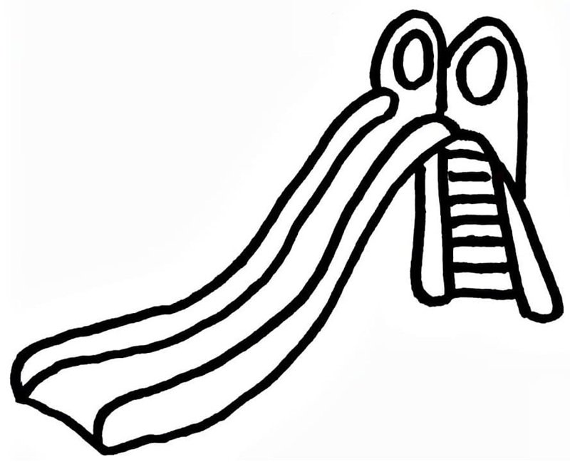 tô màu cầu trượt 11