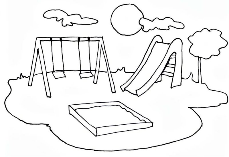 tô màu cầu trượt 19