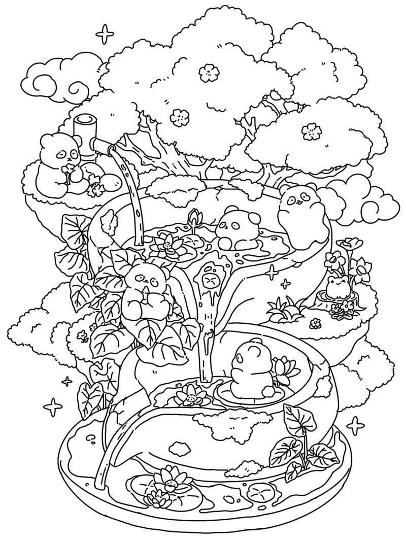 tô màu cầu trượt 23