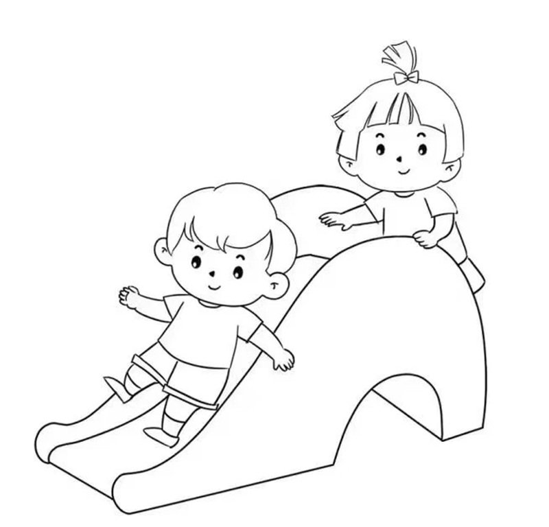 tô màu cầu trượt 33