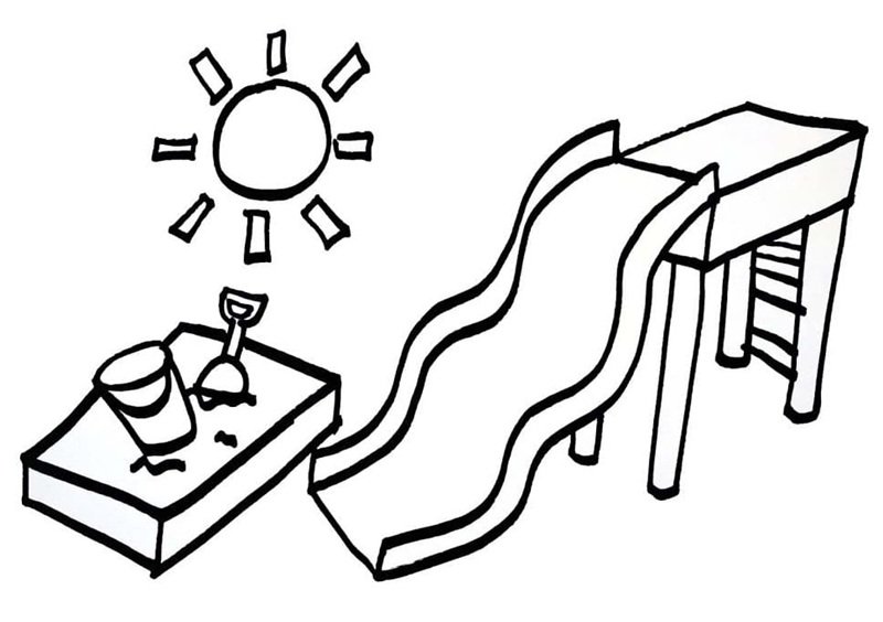 tô màu cầu trượt 7