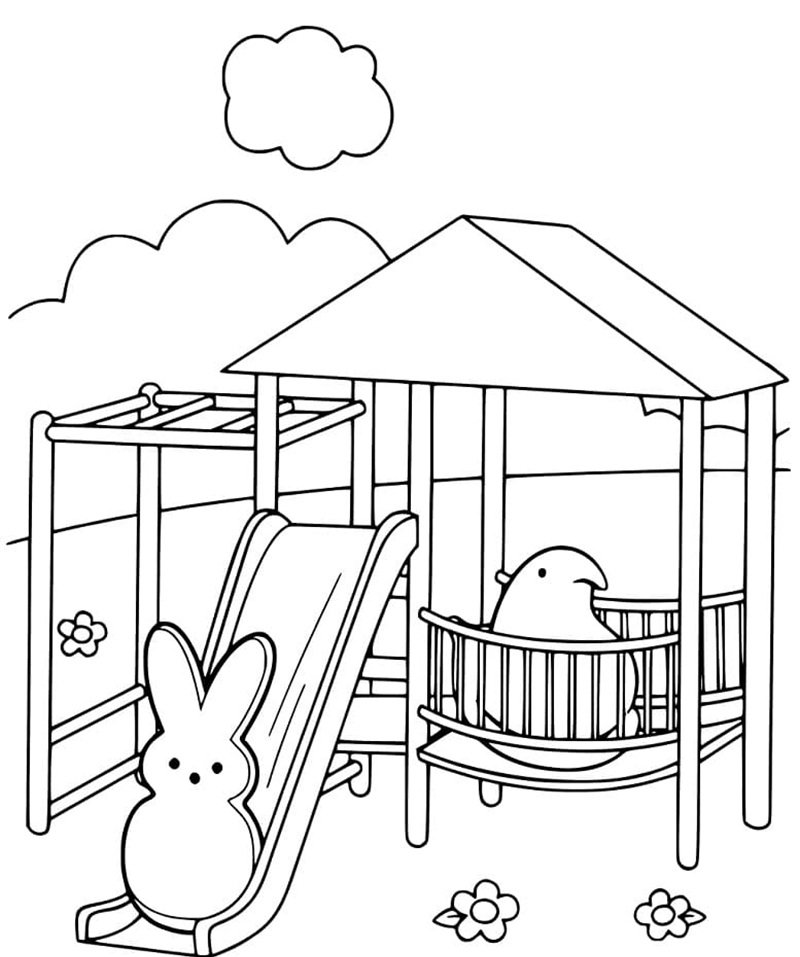 tô màu cầu trượt 8