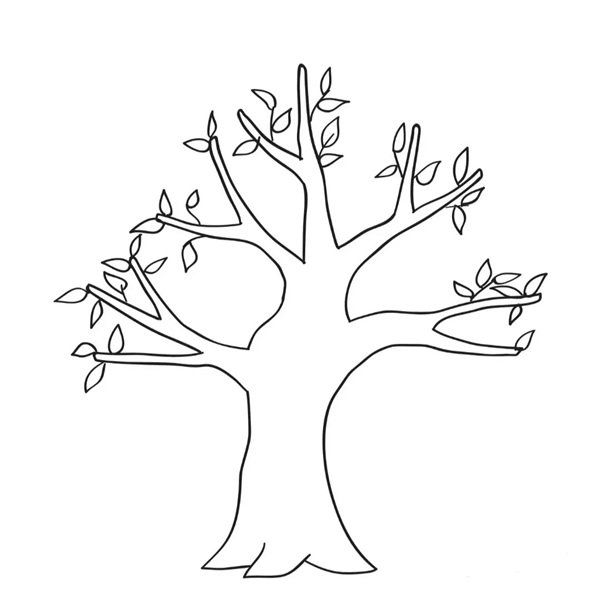 tô màu cây xanh 12