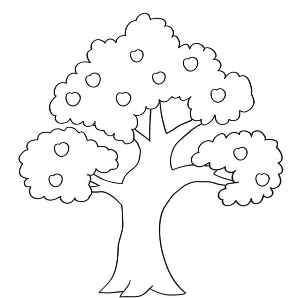 tô màu cây xanh 15