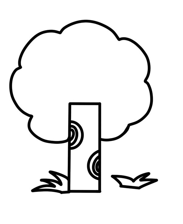 tô màu cây xanh 20