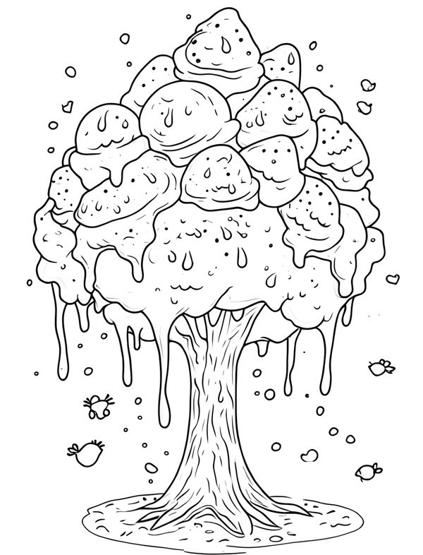 tô màu cây xanh 35