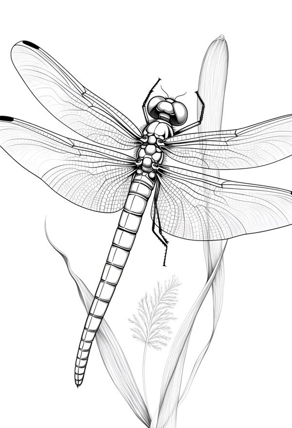 tô màu con chuồn chuồn 37