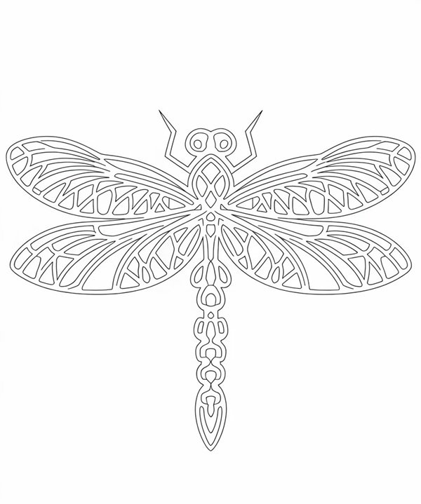 tô màu con chuồn chuồn 39