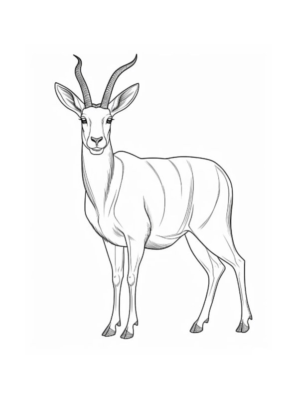 tô màu con dê 3