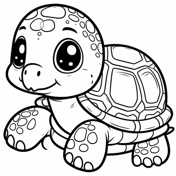 tô màu con rùa 20