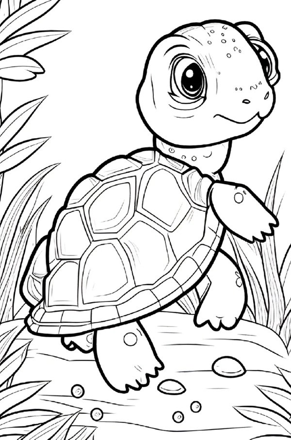 tô màu con rùa 36