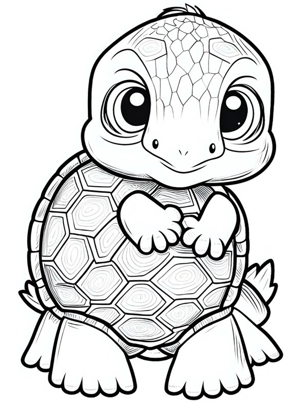 tô màu con rùa 37
