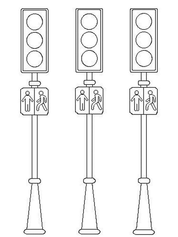 tô màu đèn giao thông 15