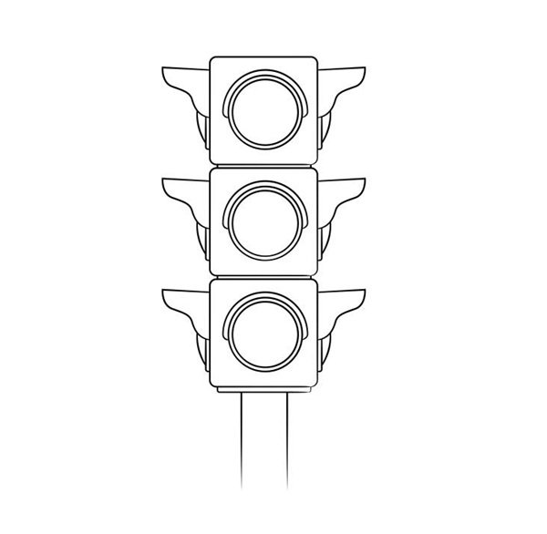 tô màu đèn giao thông 17