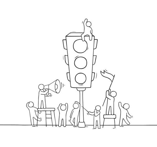 tô màu đèn giao thông 21