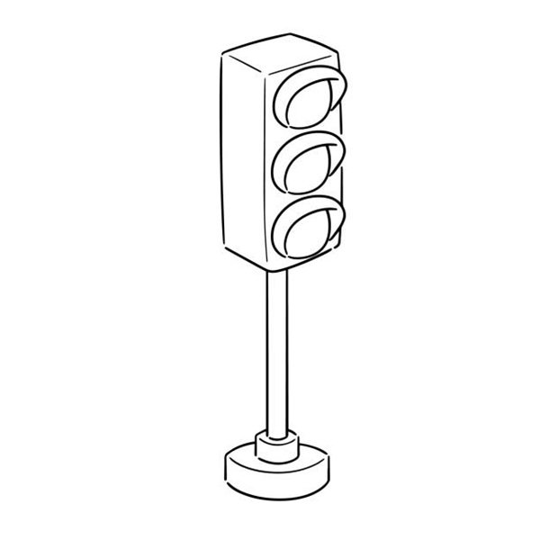 vector of traffic light