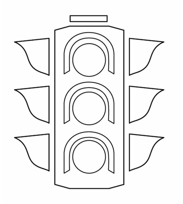 tô màu đèn giao thông 26