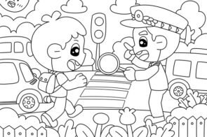 Khám phá 59+ tô màu đèn giao thông siêu dễ thương